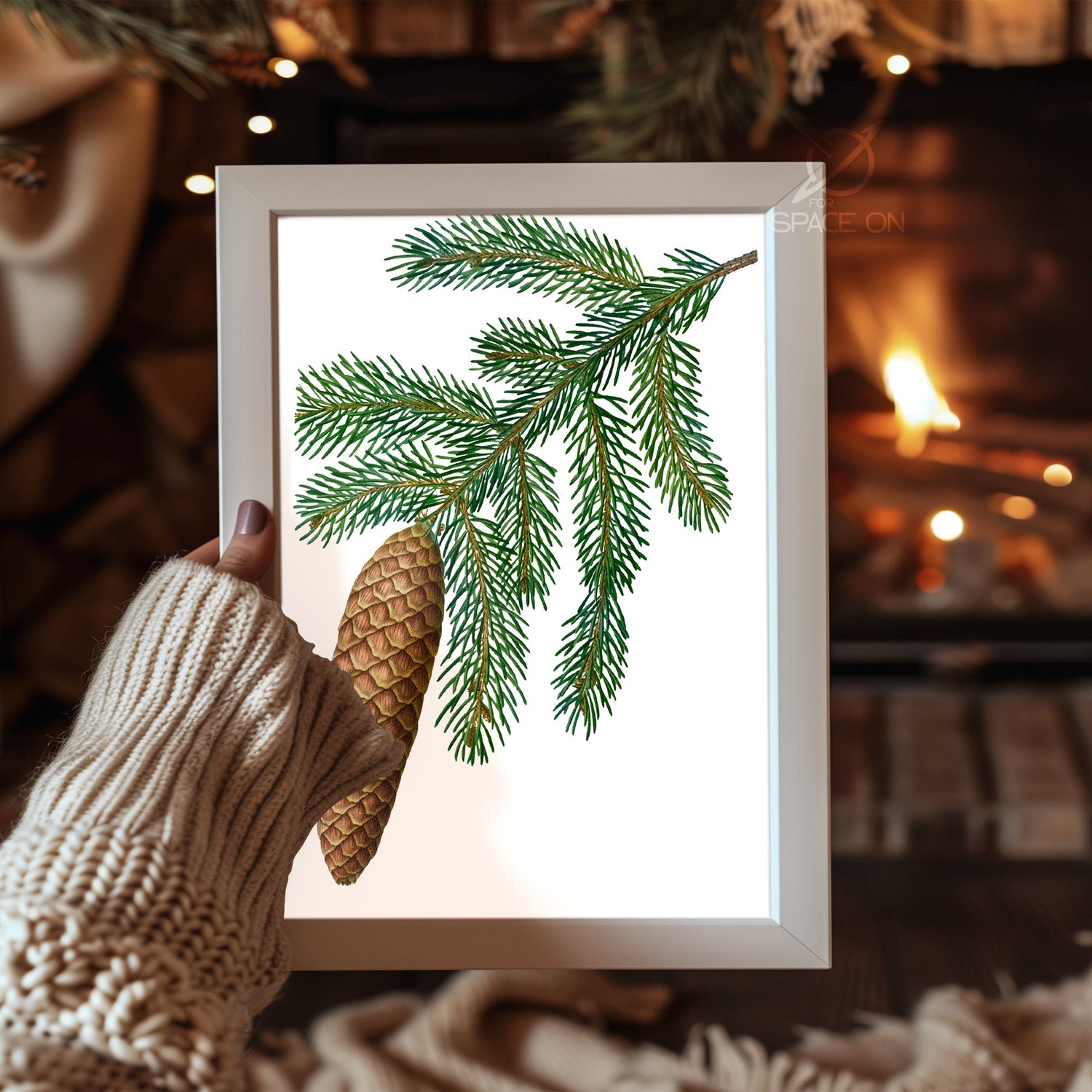 Fireside Chat Scene Poster Tablosu