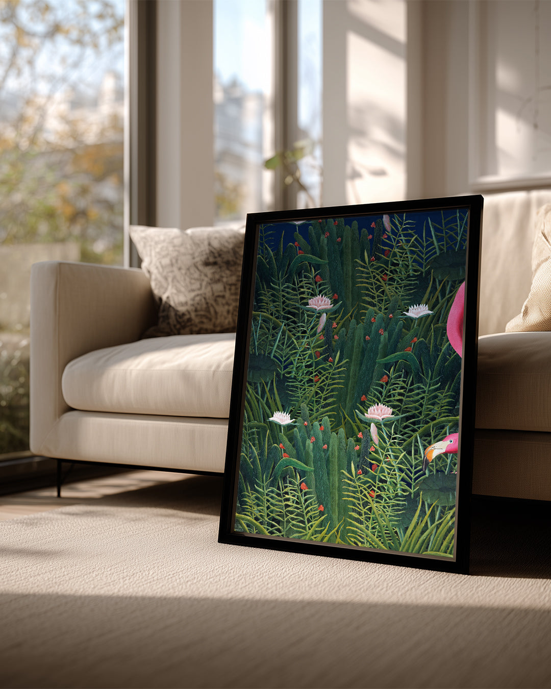 Flamingo - Pembe Tüyler Poster Tablosu