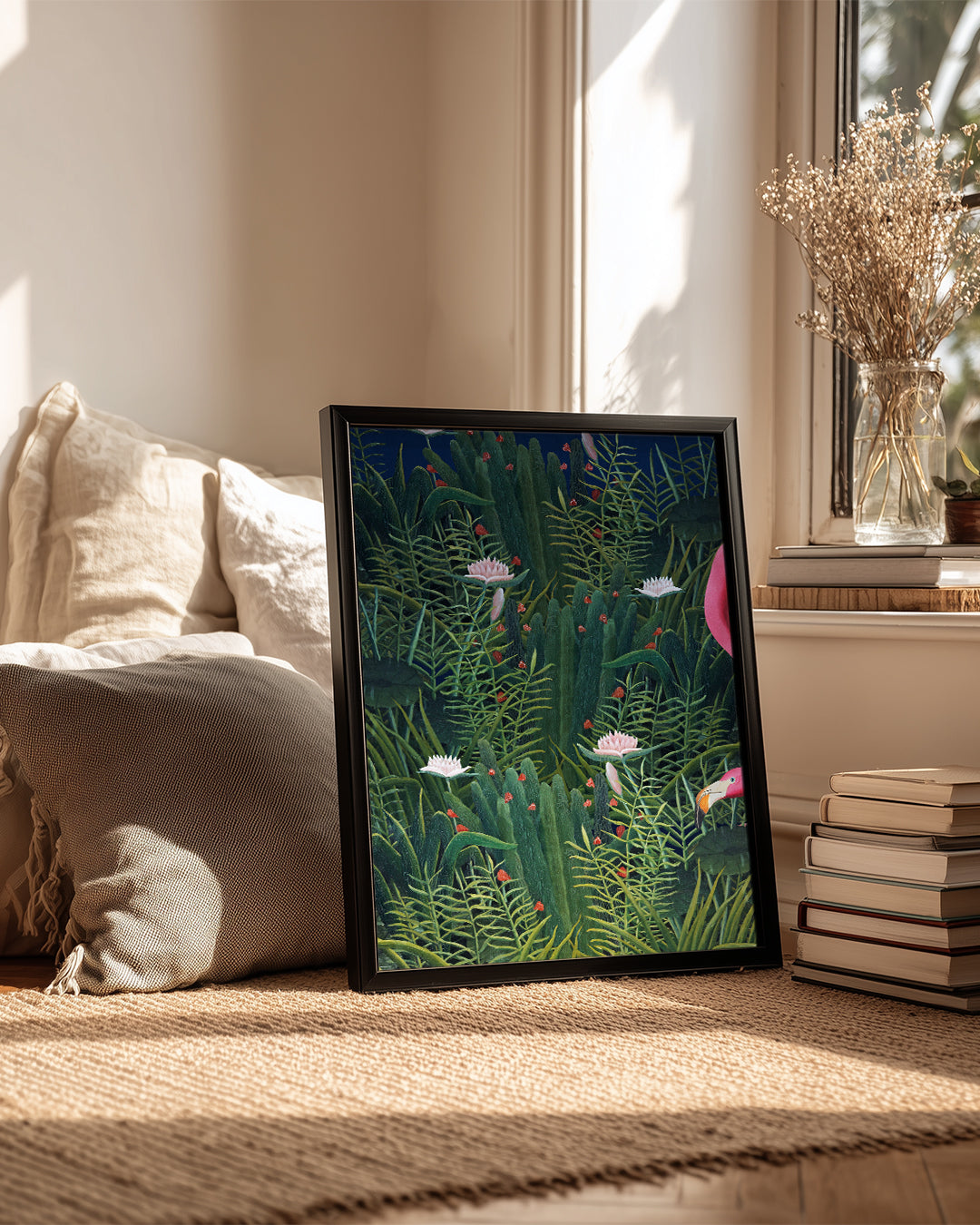 Flamingo - Pembe Tüyler Poster Tablosu