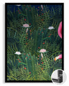 Flamingo - Pembe Tüyler Poster Tablosu