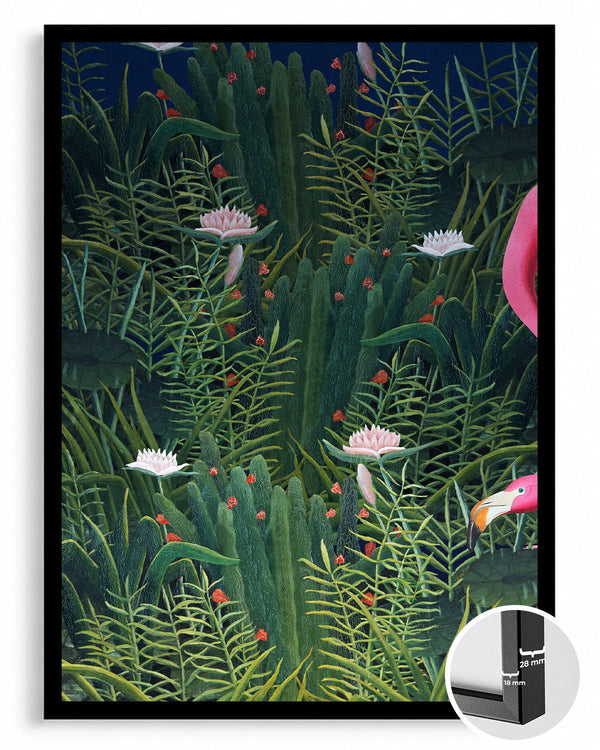 Flamingo - Pembe Tüyler Poster Tablosu