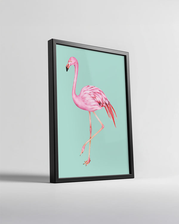 Flamingo - Pembenin Zarafeti Poster Tablosu