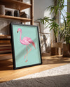 Flamingo - Pembenin Zarafeti Poster Tablosu