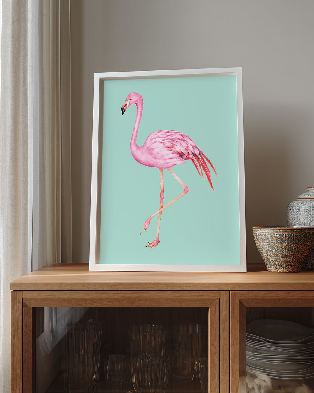 Flamingo - Pembenin Zarafeti Poster Tablosu