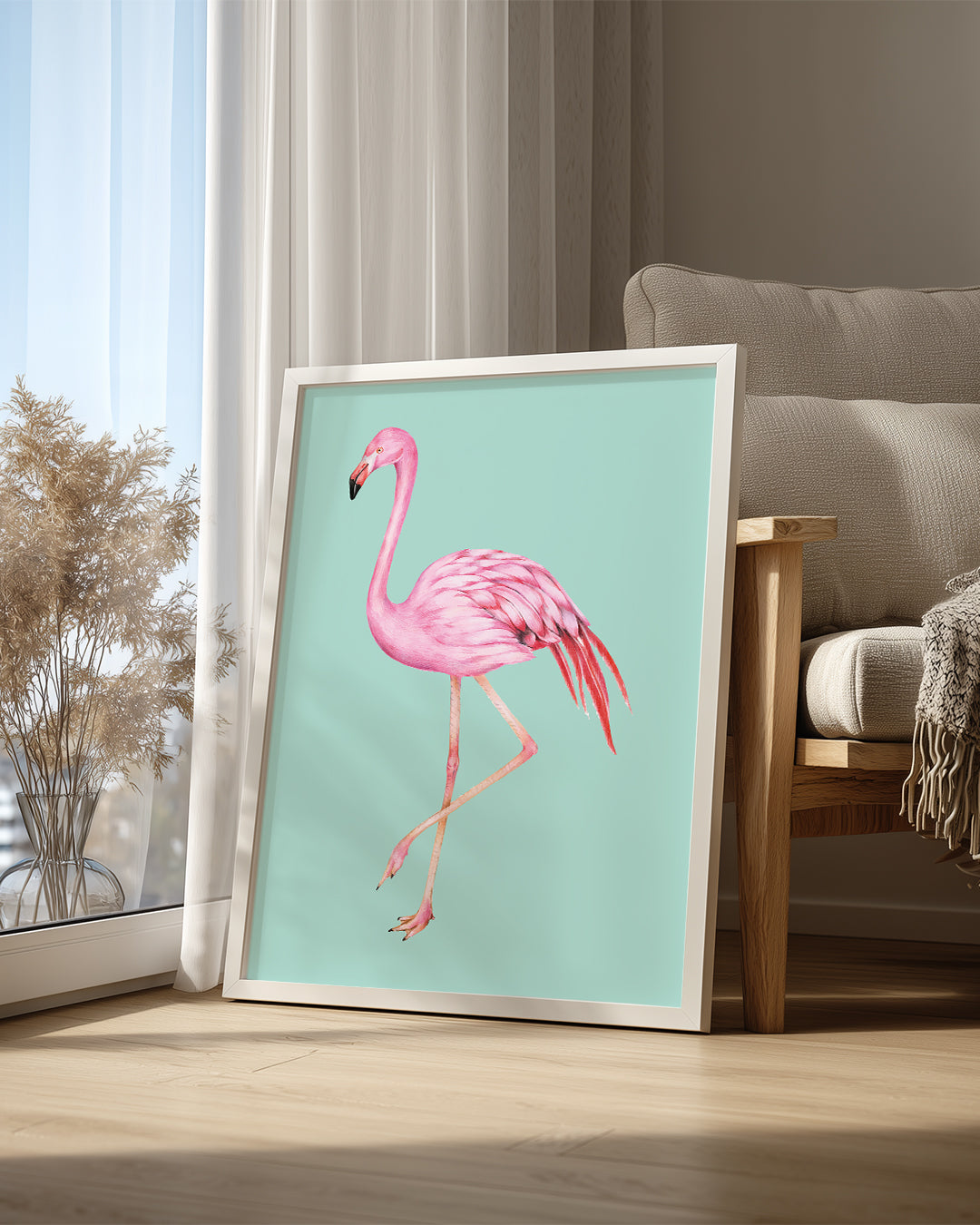 Flamingo - Pembenin Zarafeti Poster Tablosu