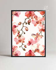 Fleur Aquarelle Poster Tablosu