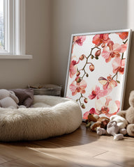 Fleur Aquarelle Poster Tablosu