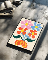 Fleur Bicolore Poster Tablosu