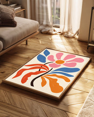 Fleur Contrast Poster Tablosu