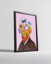 Floral Head Poster Tablosu