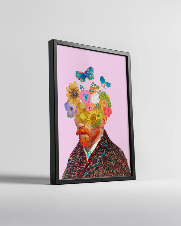 Floral Head Poster Tablosu
