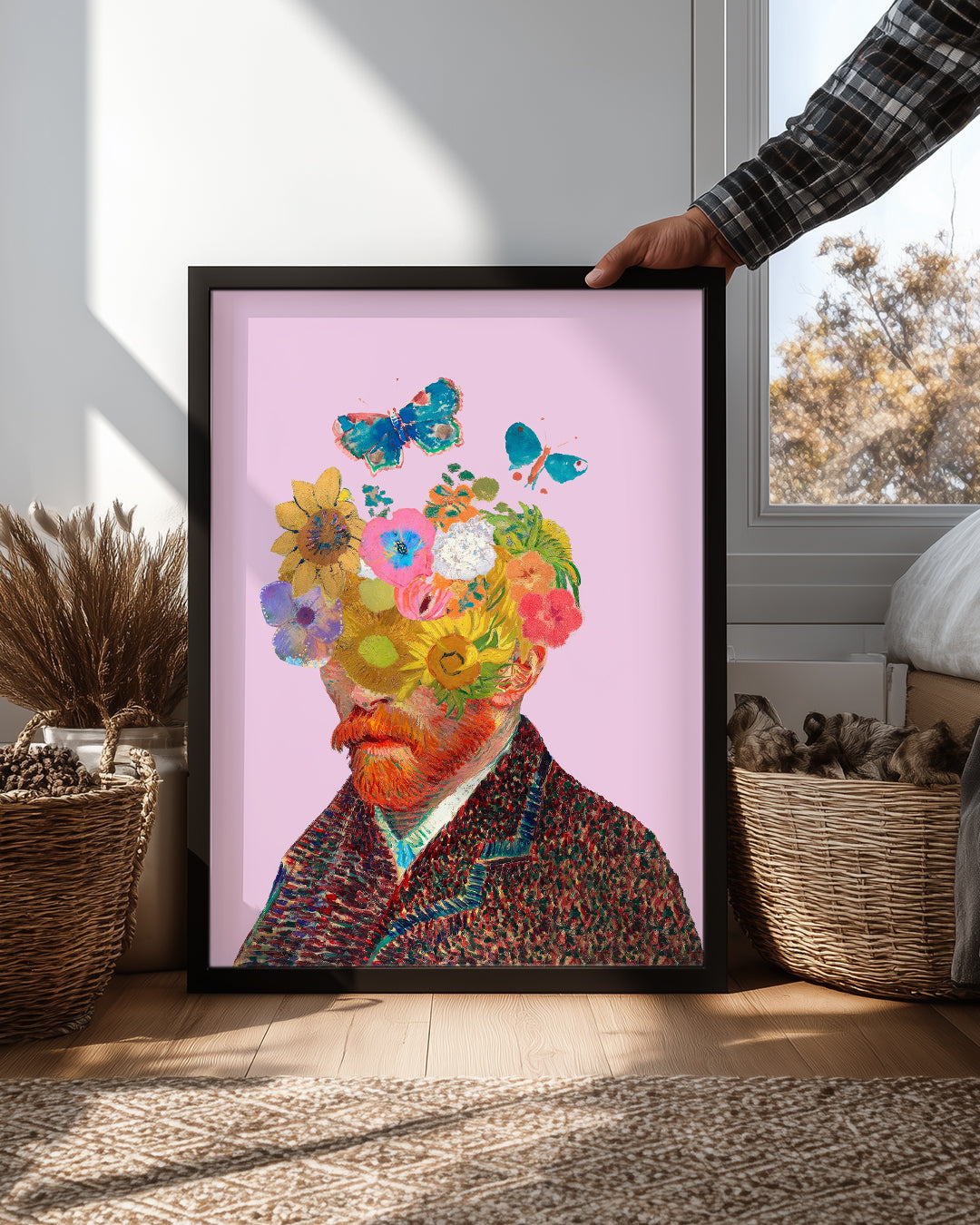 Floral Head Poster Tablosu