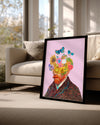 Floral Head Poster Tablosu