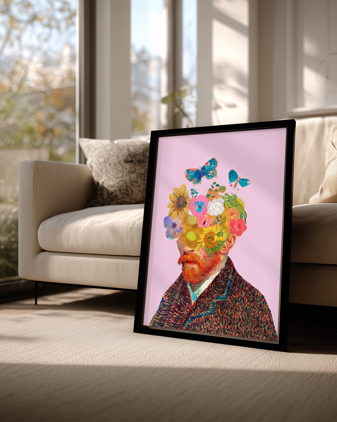 Floral Head Poster Tablosu