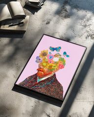 Floral Head Poster Tablosu