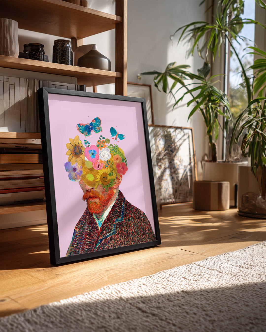 Floral Head Poster Tablosu