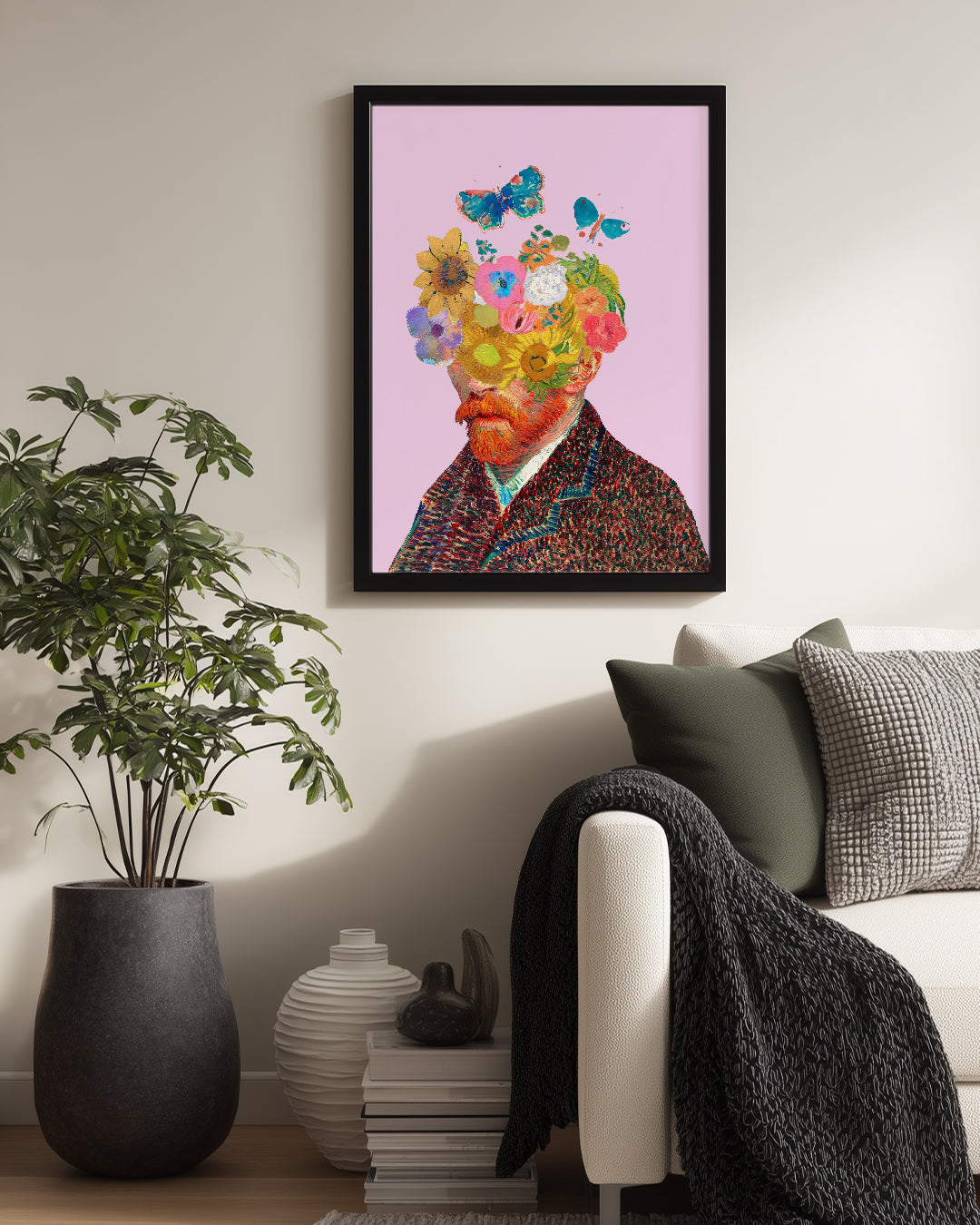 Floral Head Poster Tablosu