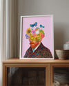 Floral Head Poster Tablosu