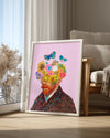 Floral Head Poster Tablosu