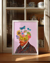 Floral Head Poster Tablosu