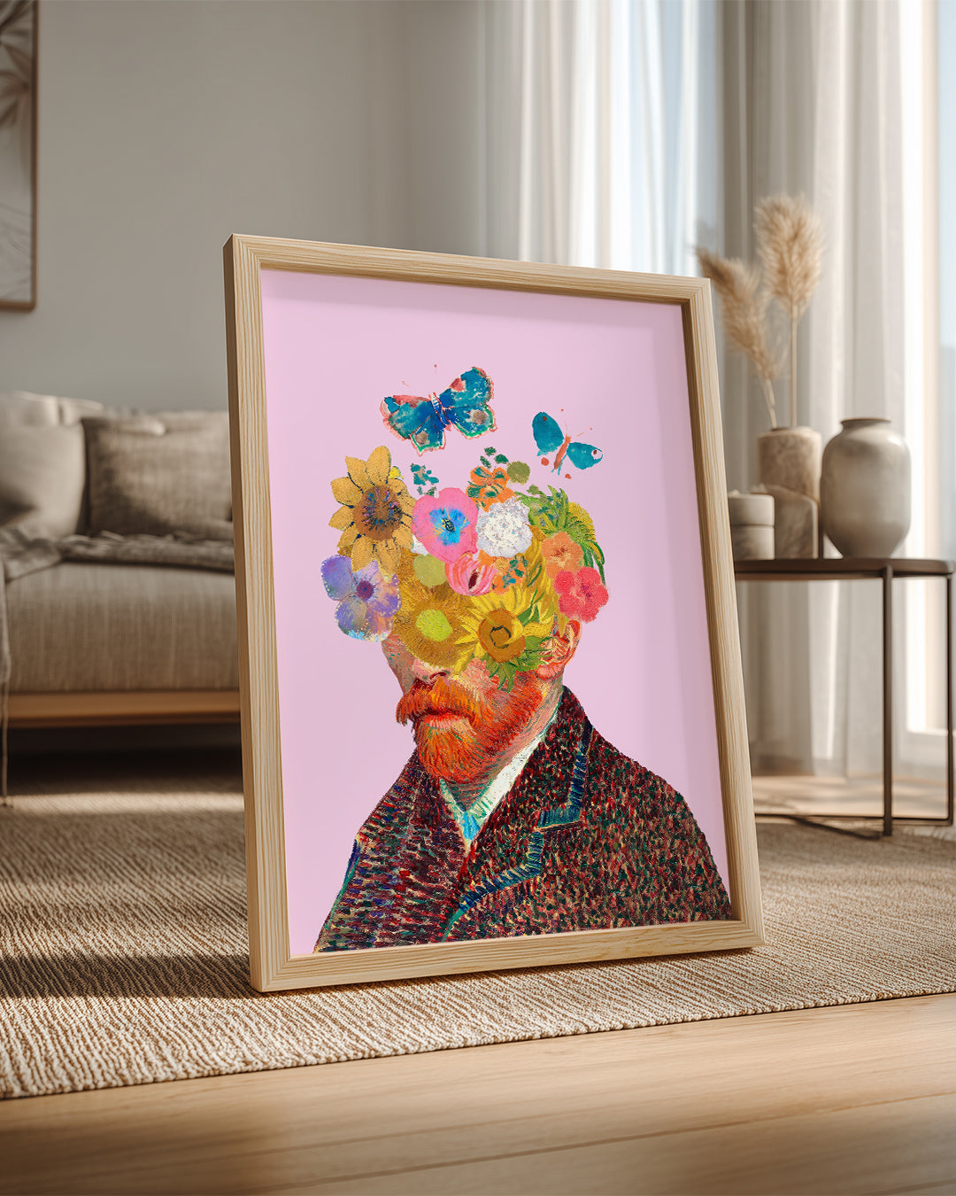 Floral Head Poster Tablosu