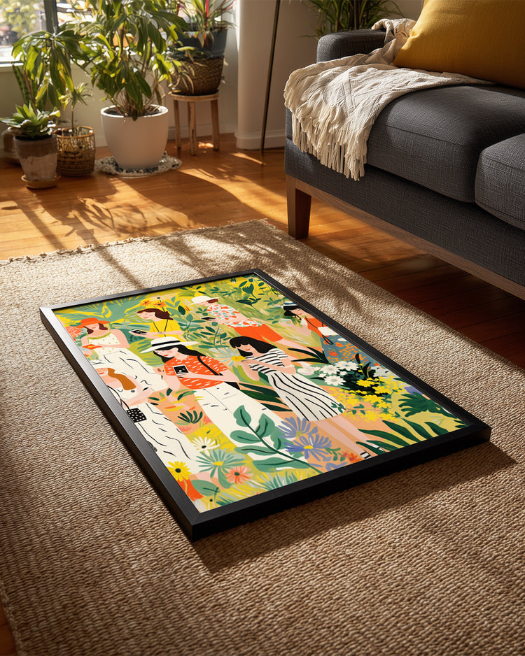 Flower Field Poster Tablosu