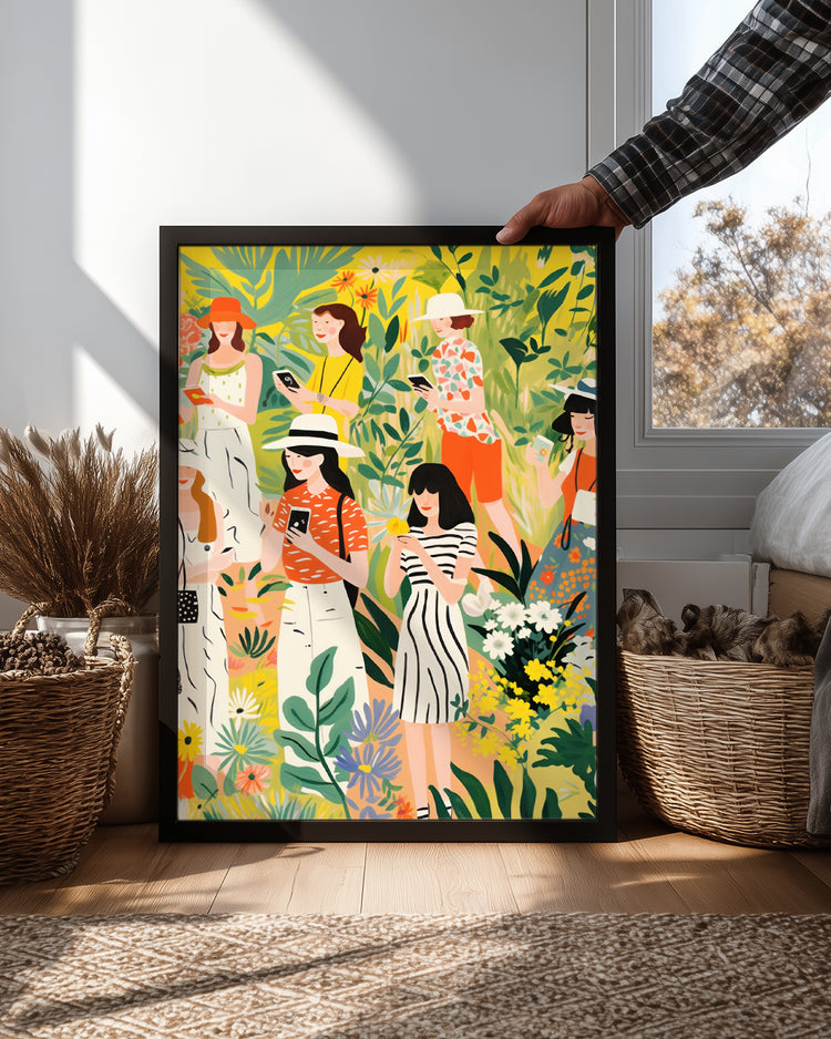 Flower Field Poster Tablosu