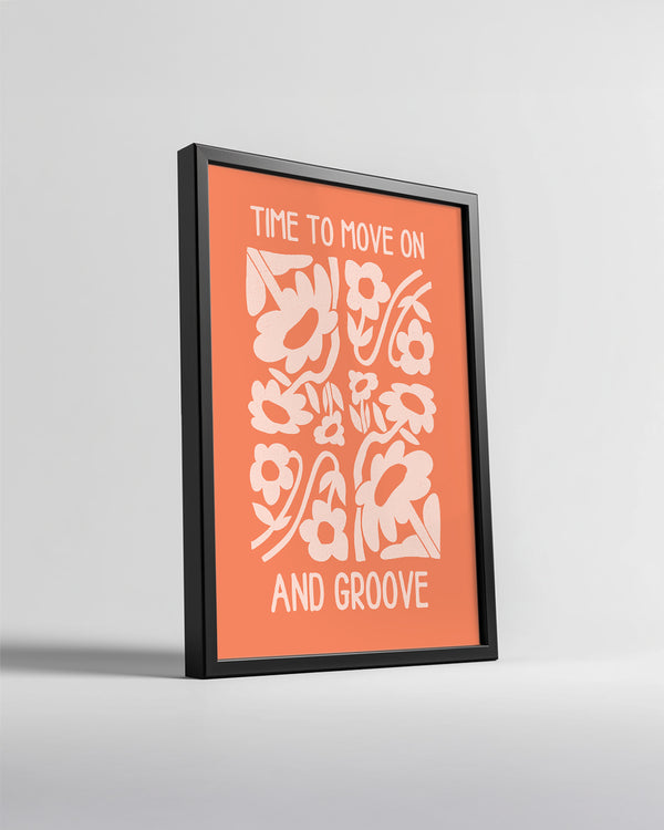 Flower Groove Poster Tablosu