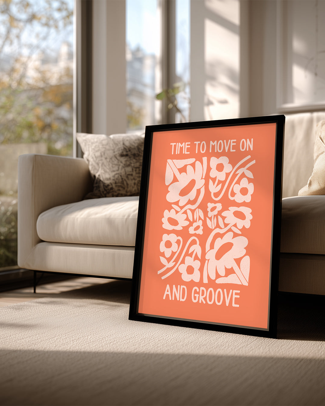 Flower Groove Poster Tablosu