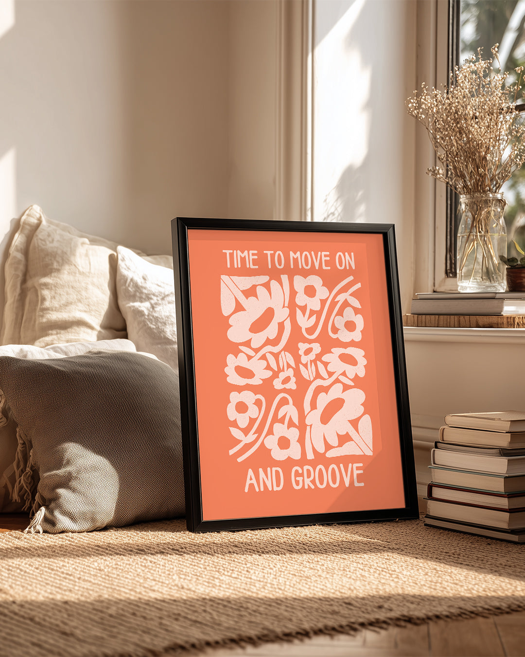 Flower Groove Poster Tablosu