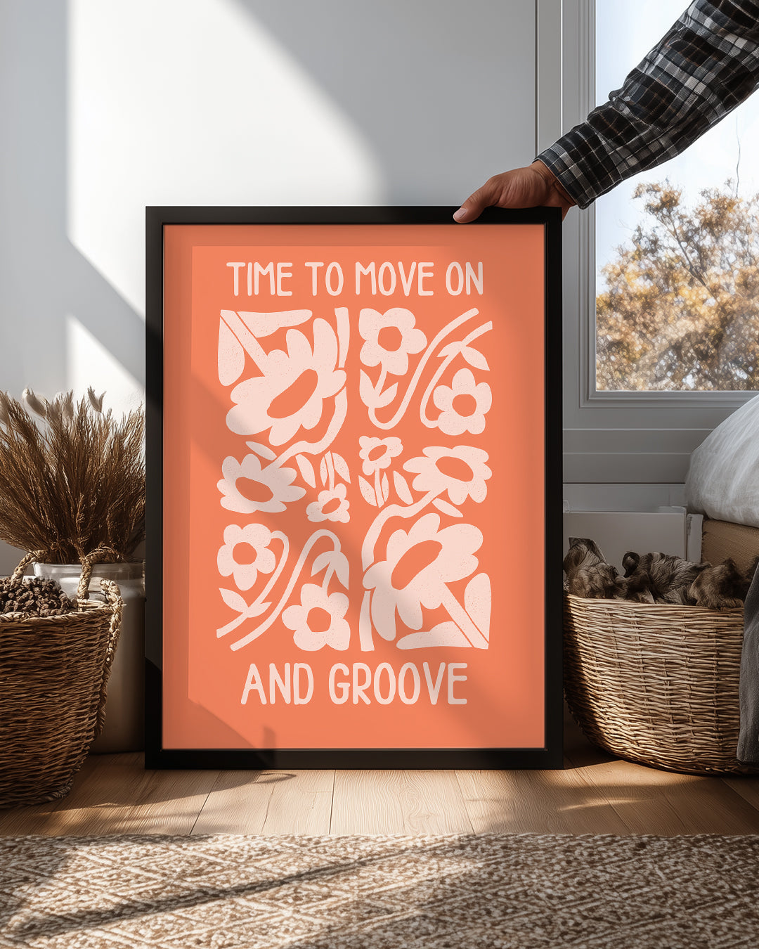 Flower Groove Poster Tablosu