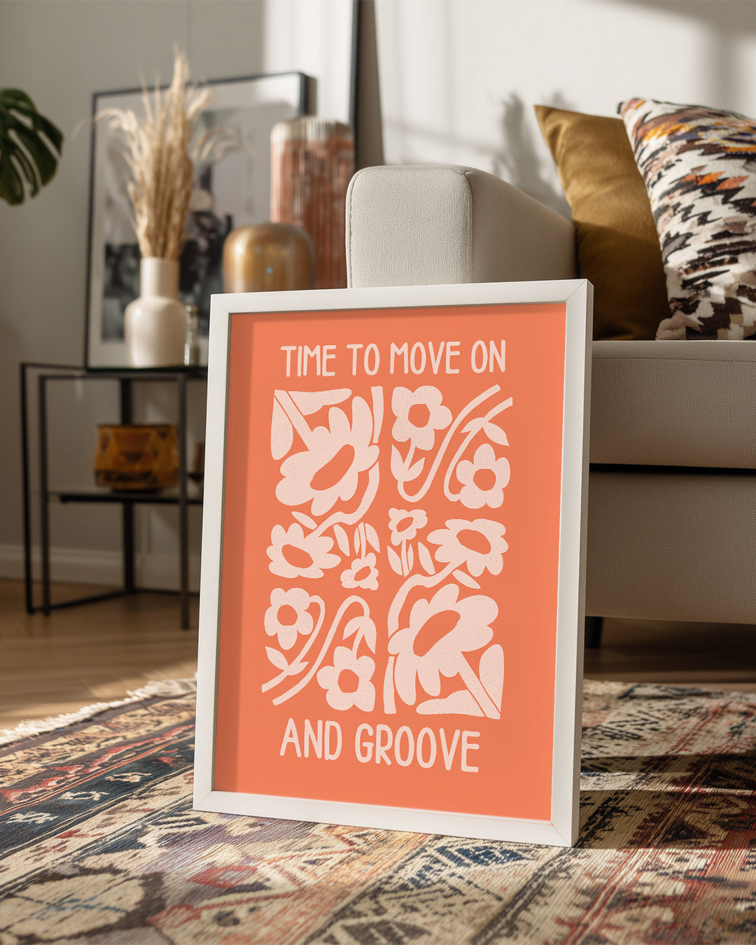 Flower Groove Poster Tablosu