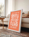 Flower Groove Poster Tablosu