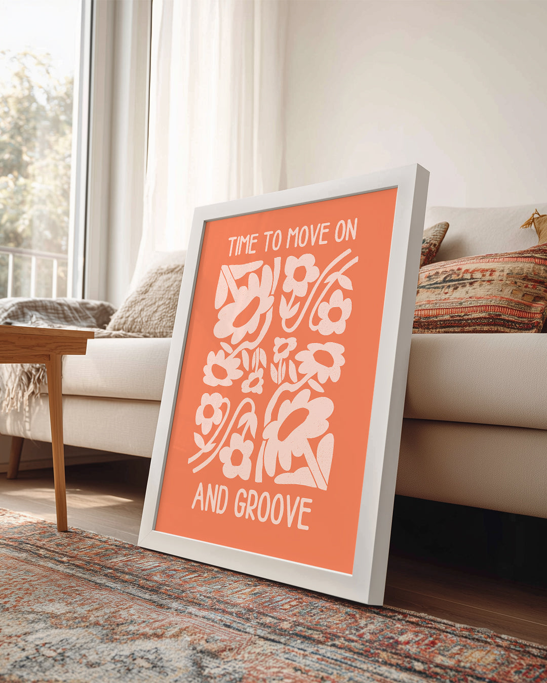 Flower Groove Poster Tablosu