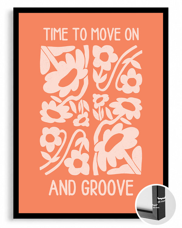 Flower Groove Poster Tablosu