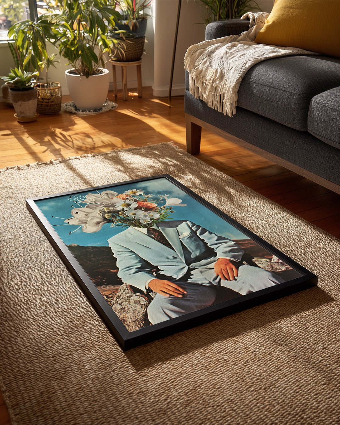 Flower Head Poster Tablosu