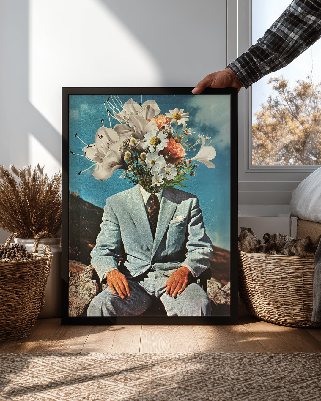 Flower Head Poster Tablosu