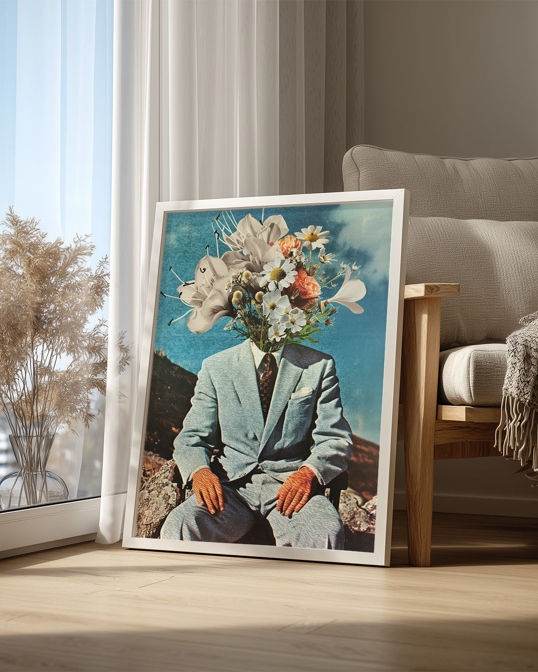 Flower Head Poster Tablosu