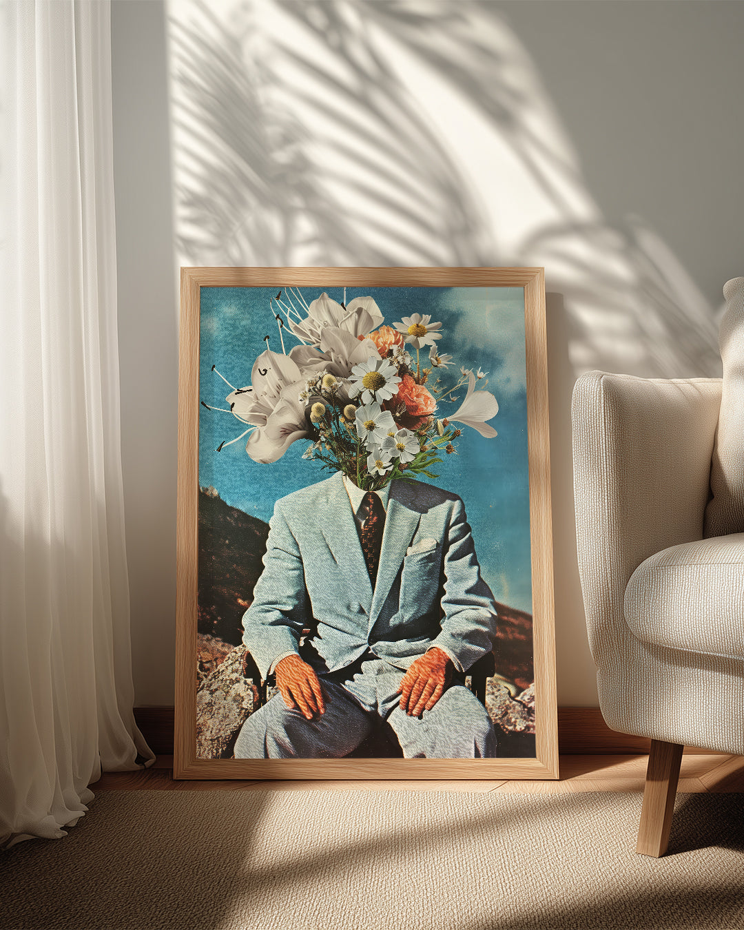 Flower Head Poster Tablosu