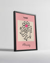 Flower Man Poster Tablosu