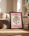Flower Man Poster Tablosu