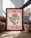 Flower Man Poster Tablosu