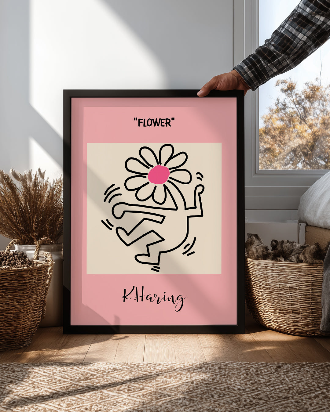 Flower Man Poster Tablosu