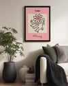 Flower Man Poster Tablosu