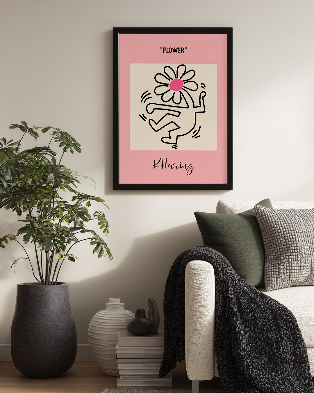 Flower Man Poster Tablosu