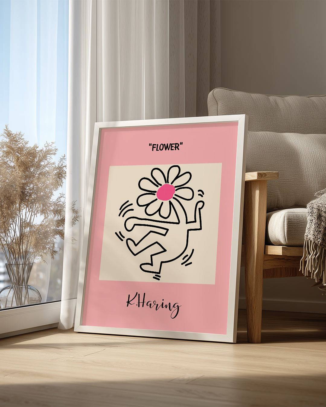Flower Man Poster Tablosu