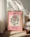 Flower Man Poster Tablosu