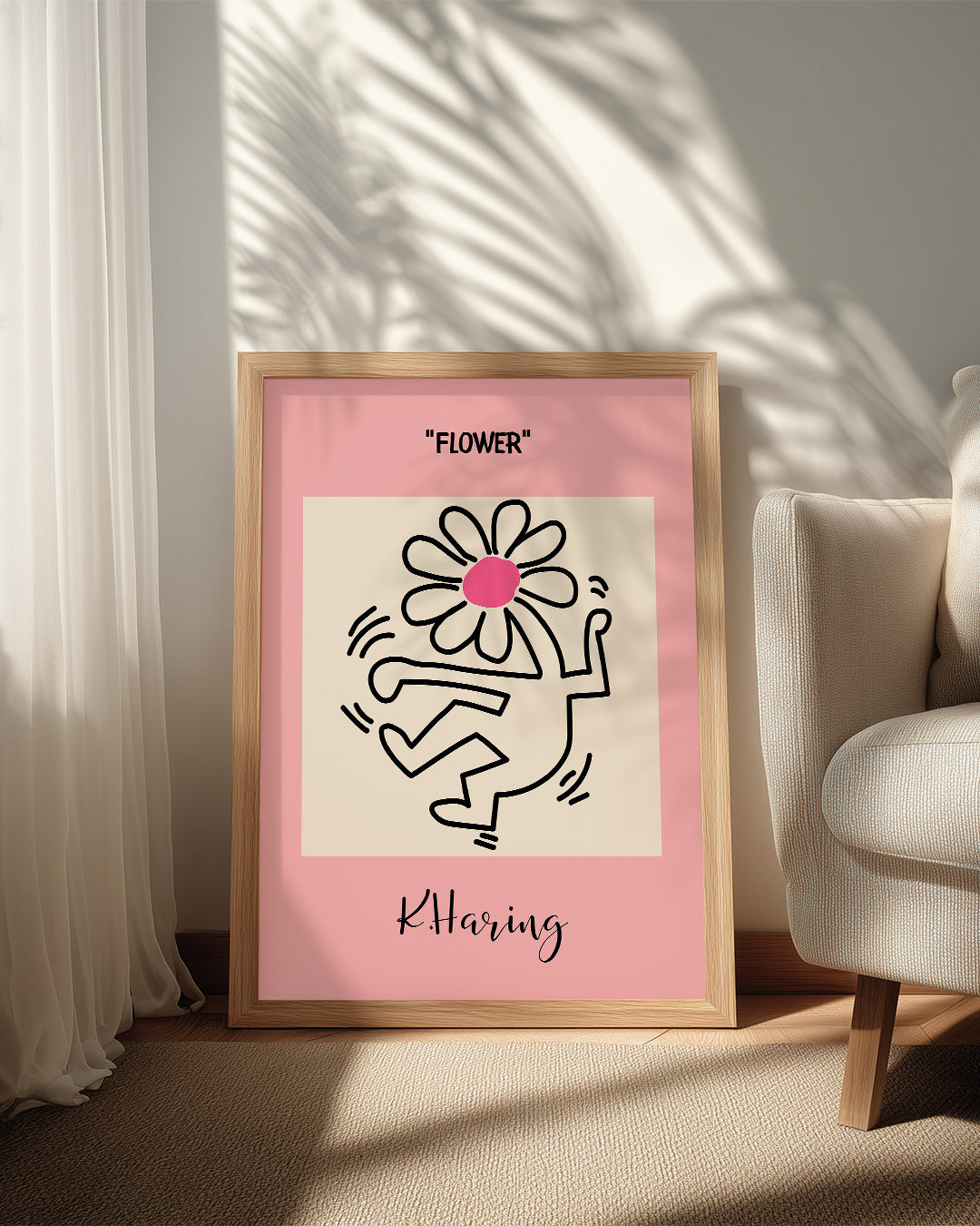 Flower Man Poster Tablosu