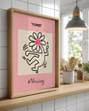 Flower Man Poster Tablosu
