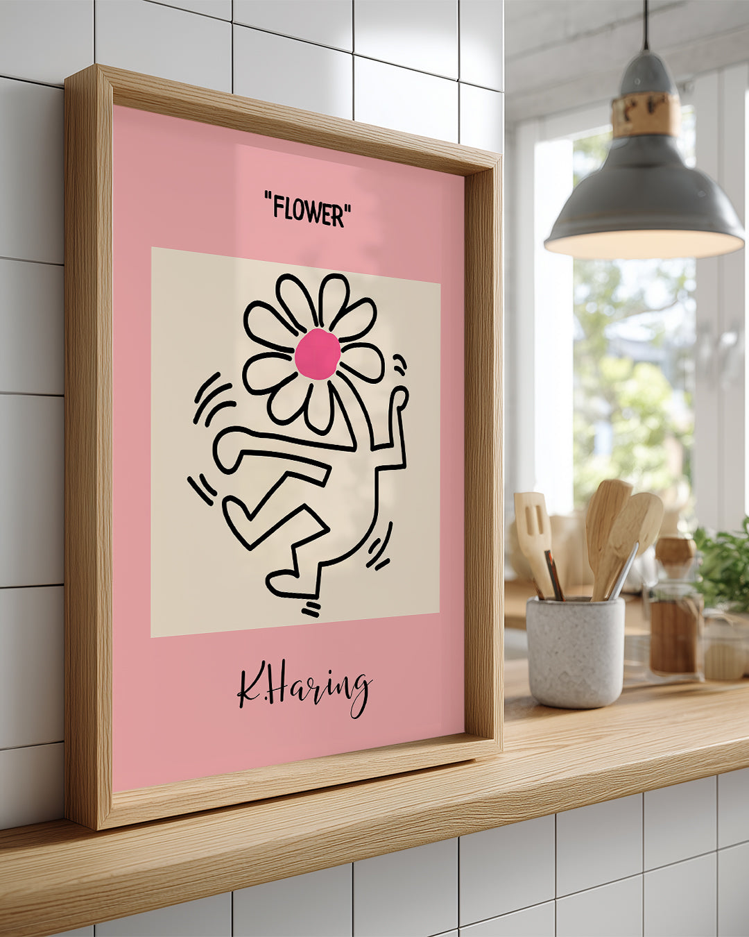 Flower Man Poster Tablosu
